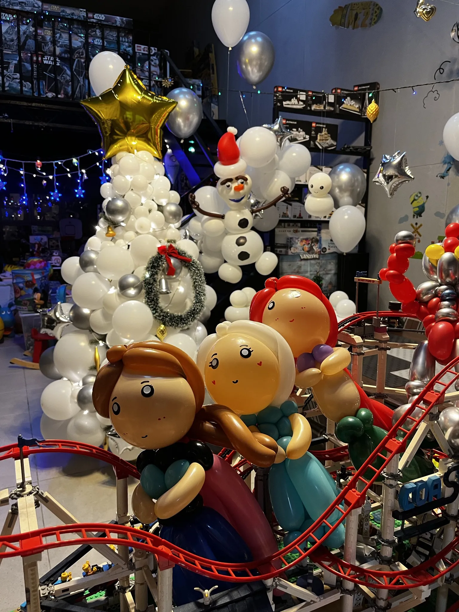 聖誕節氣球佈置