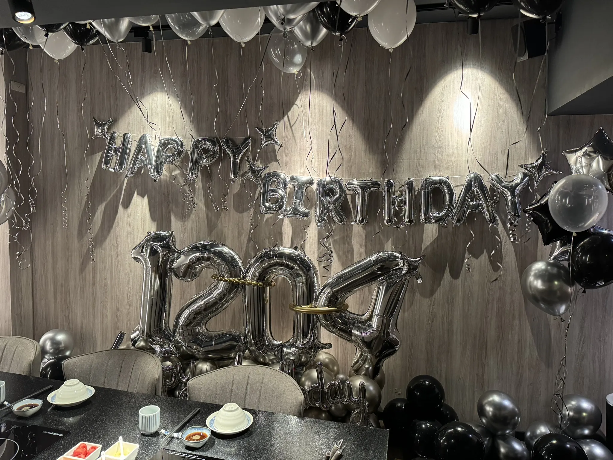 生日餐廳佈置