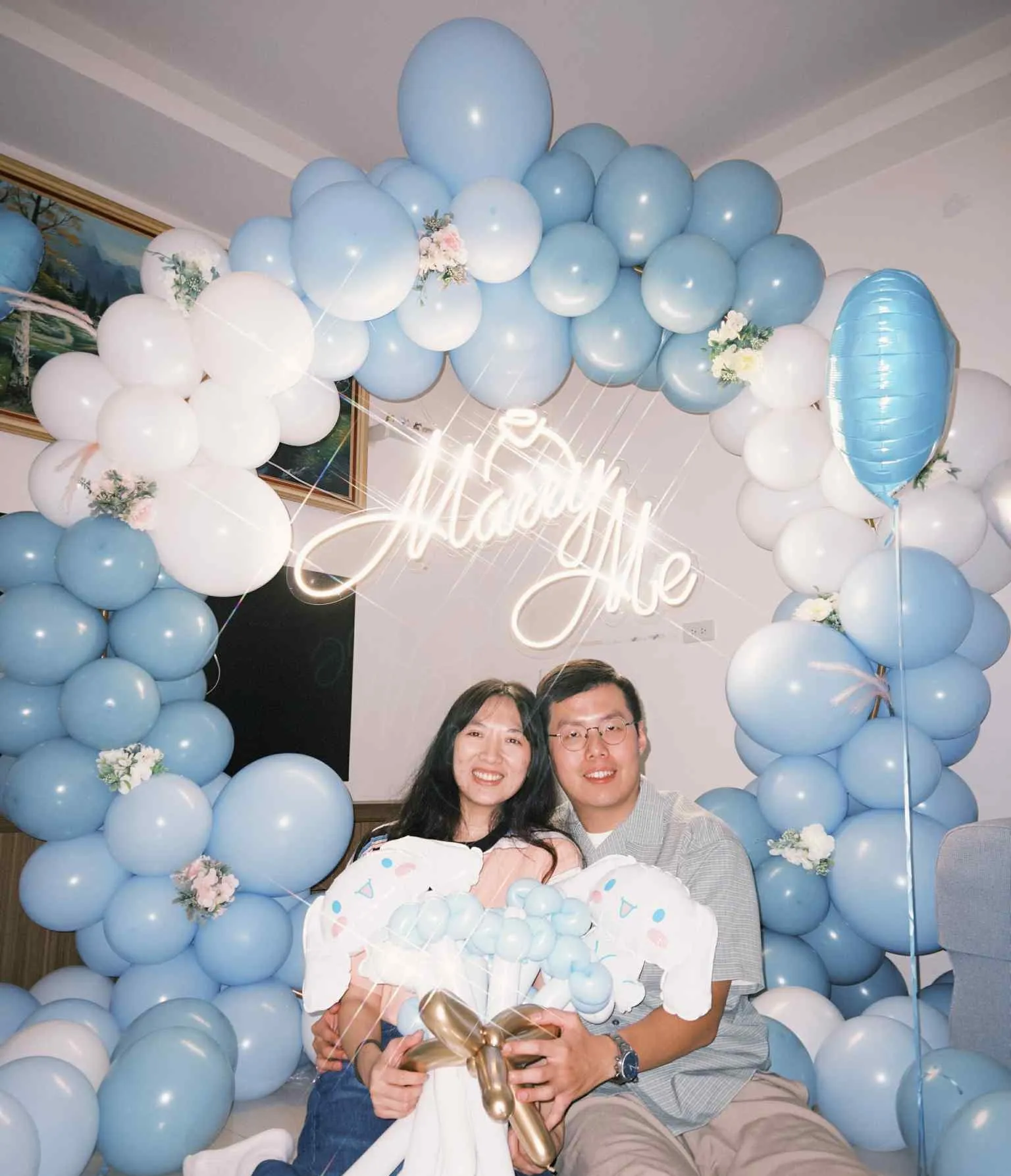 求婚飯店氣球佈置