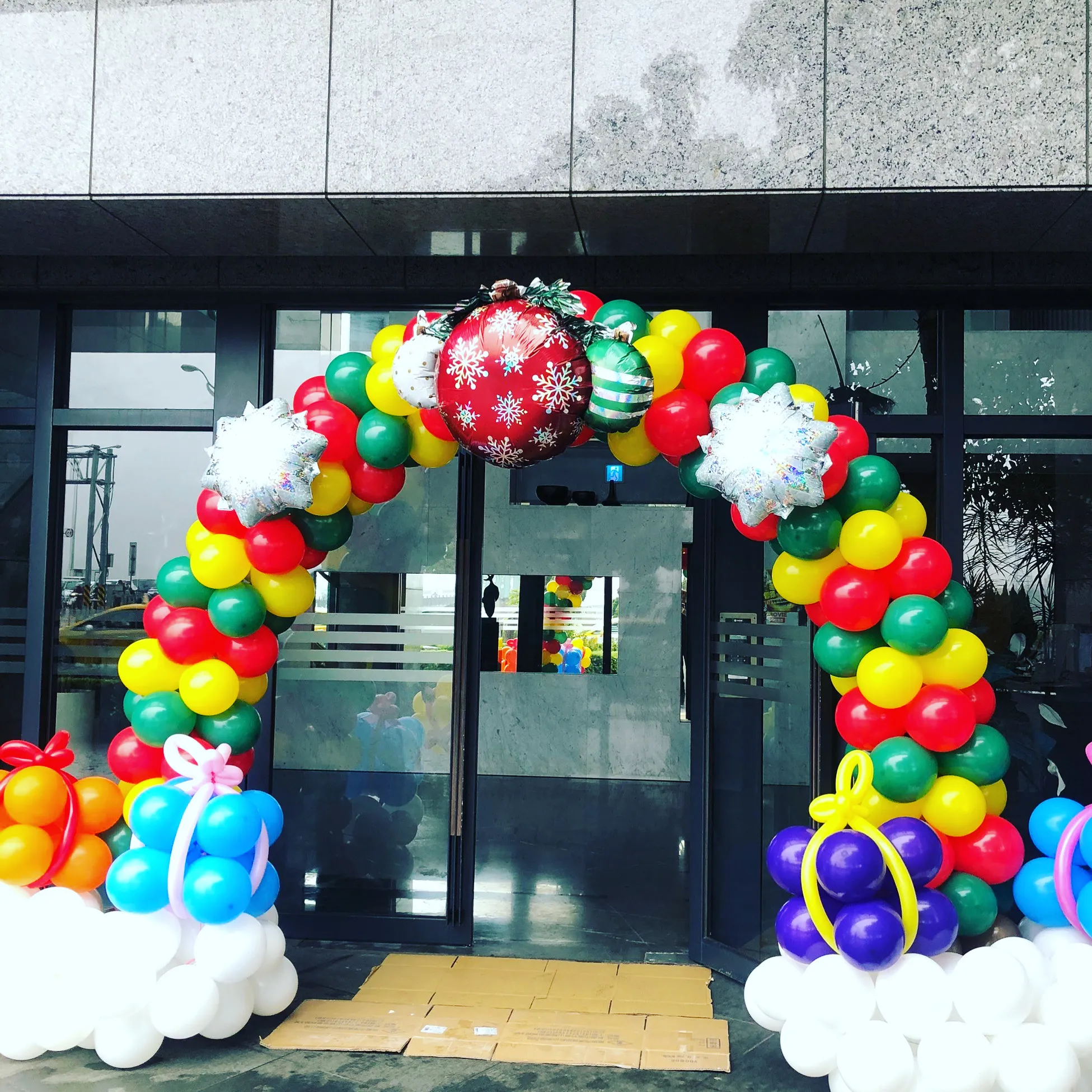 聖誕節氣球佈置