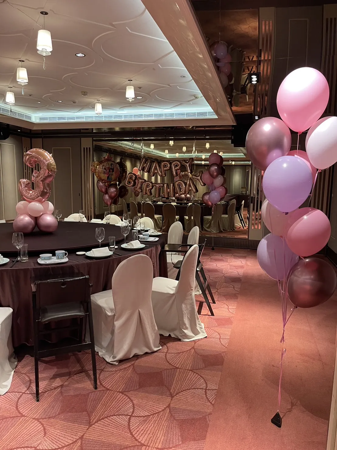 生日餐廳佈置