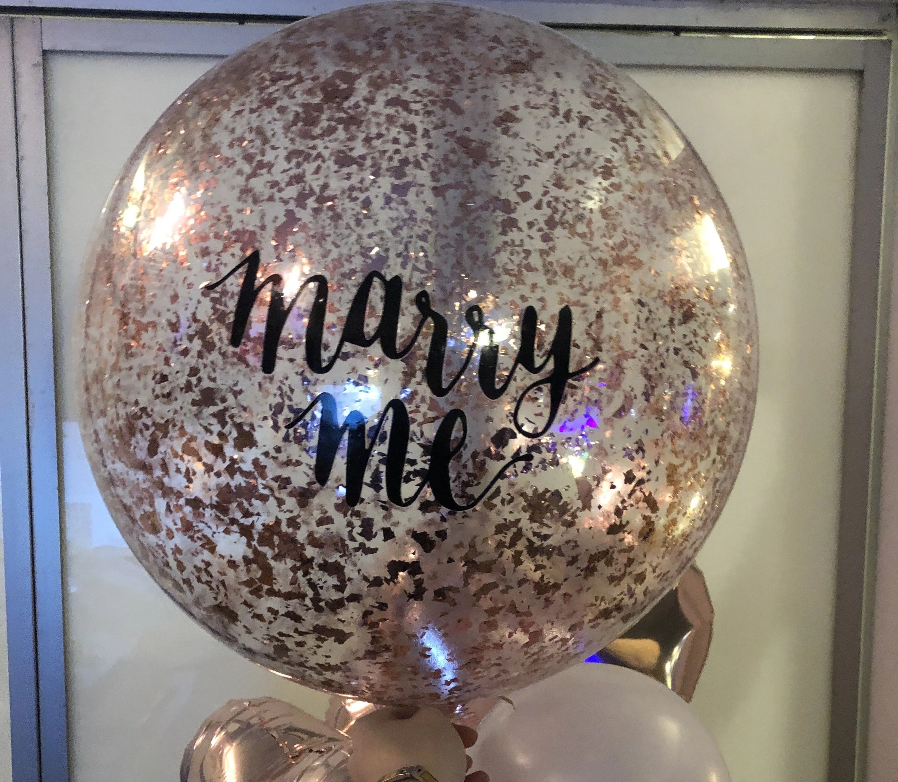 求婚餐廳氣球佈置