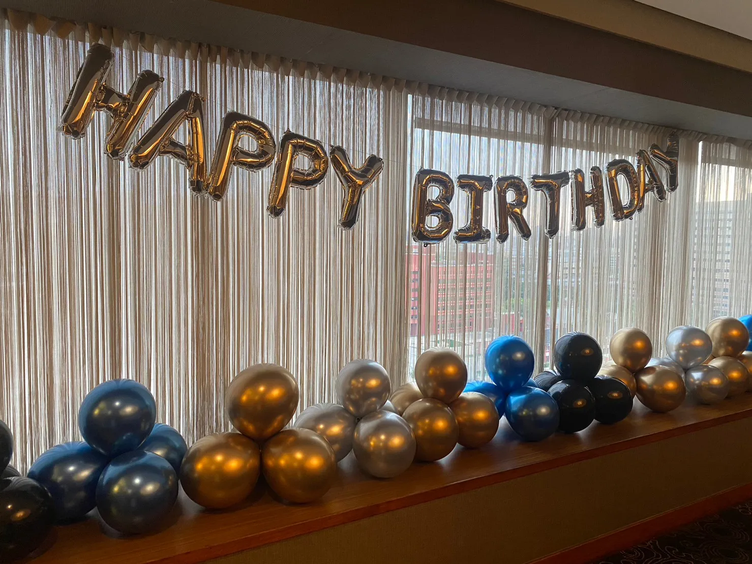 【紳士質感首選】時尚海軍藍黑銀氣球組｜男友生日｜沈穩帥氣｜個性派對