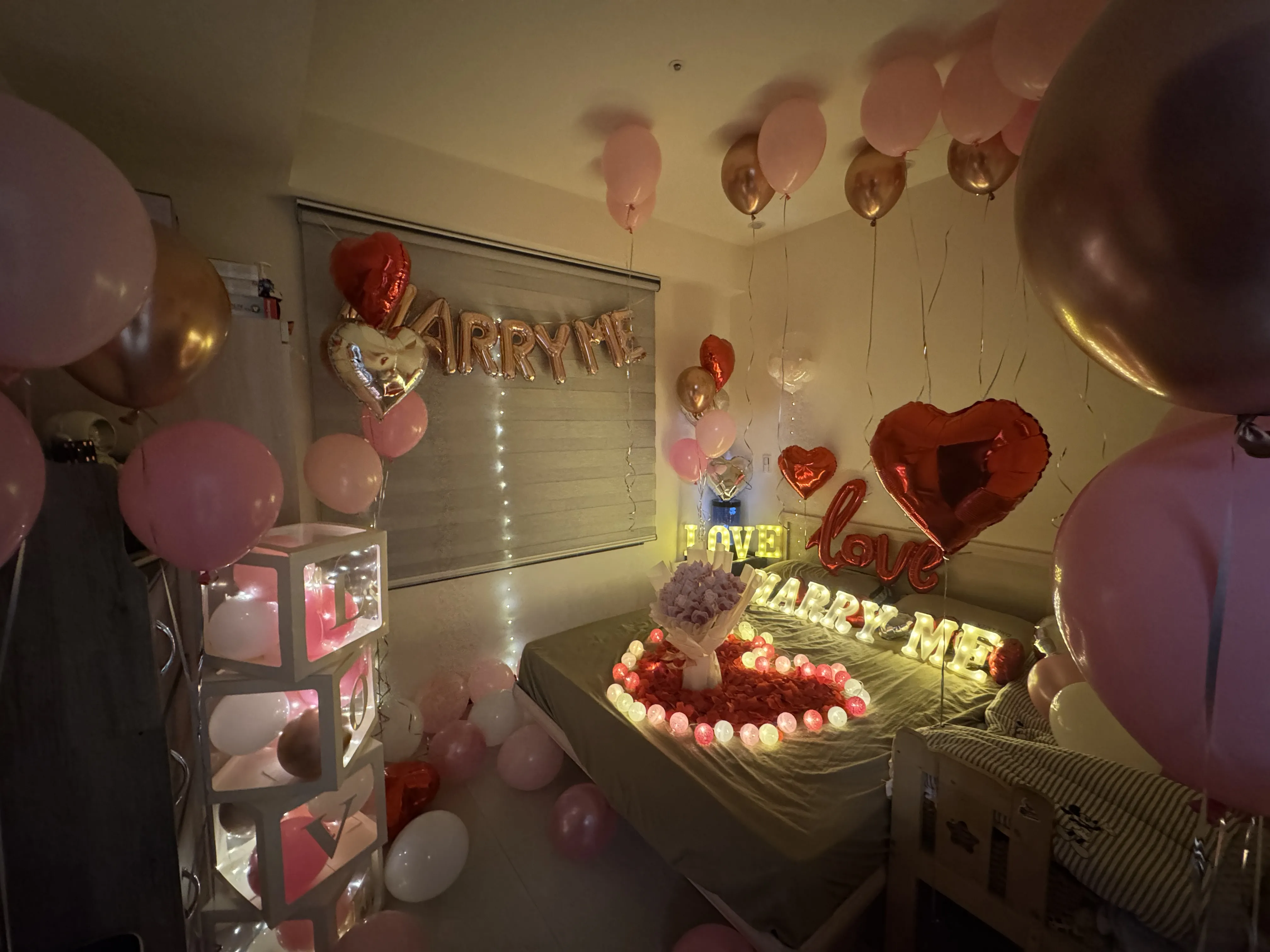 求婚飯店氣球佈置