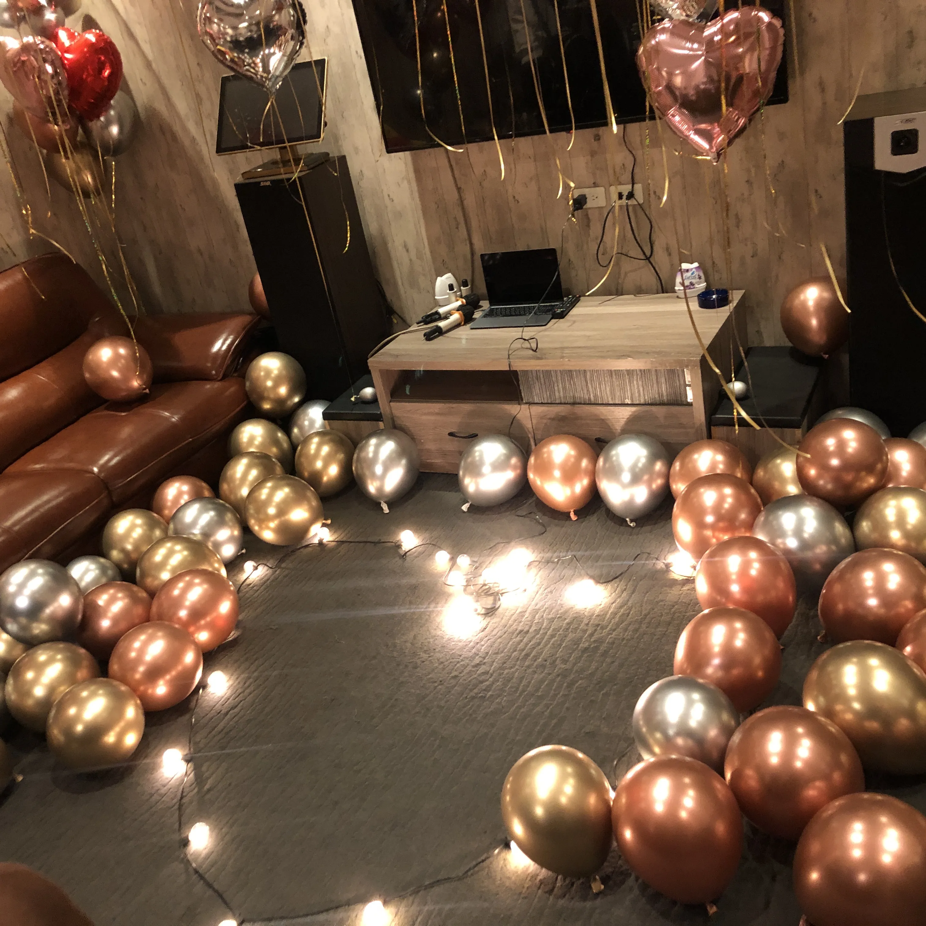 求婚餐廳氣球佈置