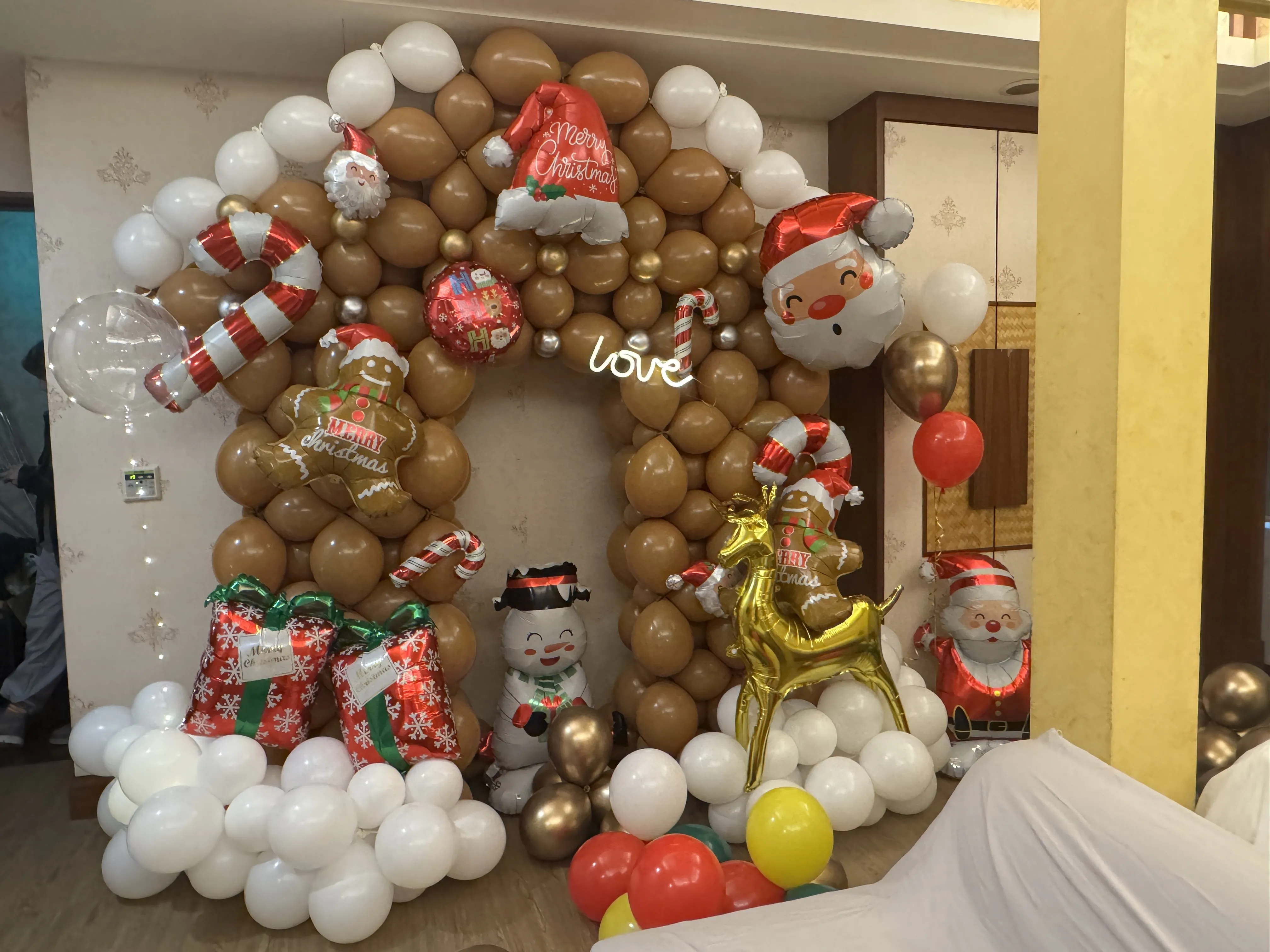 聖誕節氣球佈置