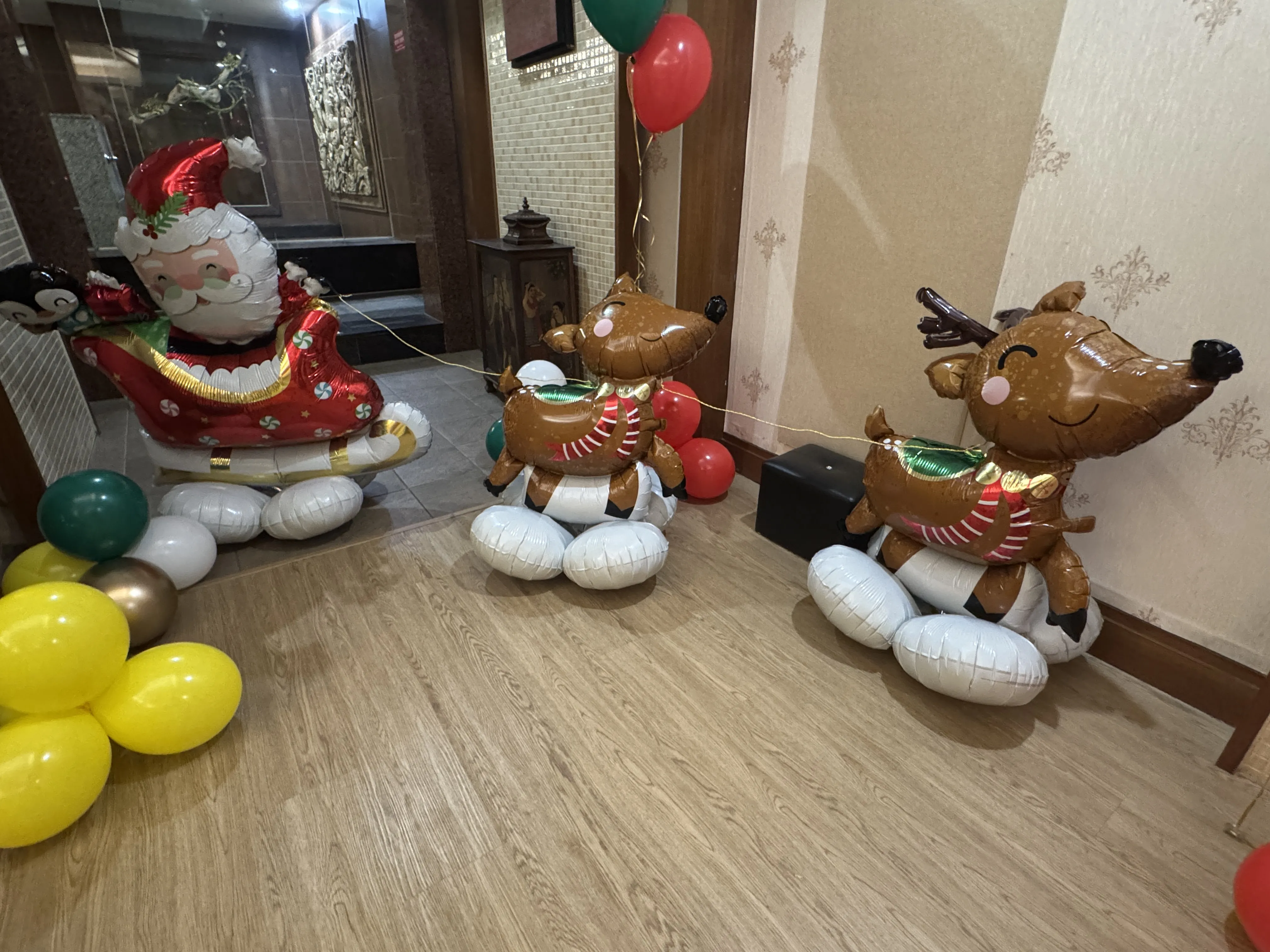 聖誕節氣球佈置