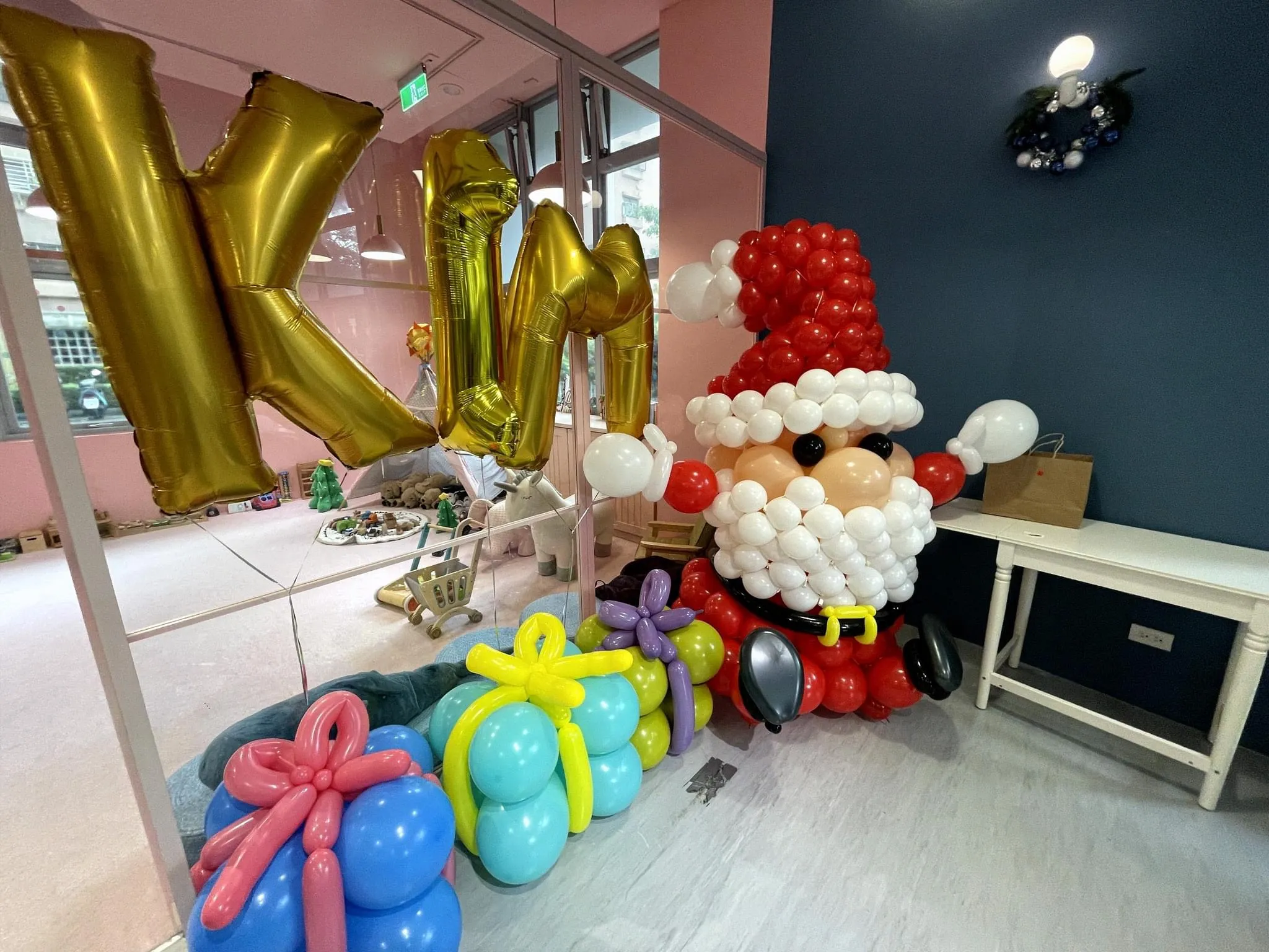 聖誕節氣球佈置