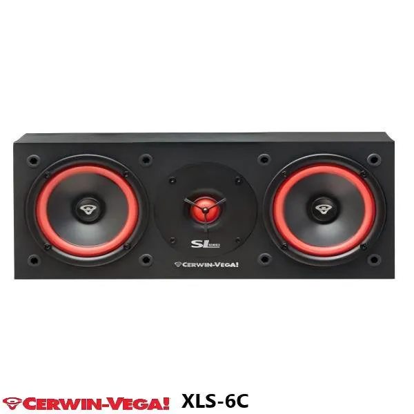 【CERWIN-VEGA】美國大地震XLS-6C 雙6.5吋二音路中央聲道喇叭(支)