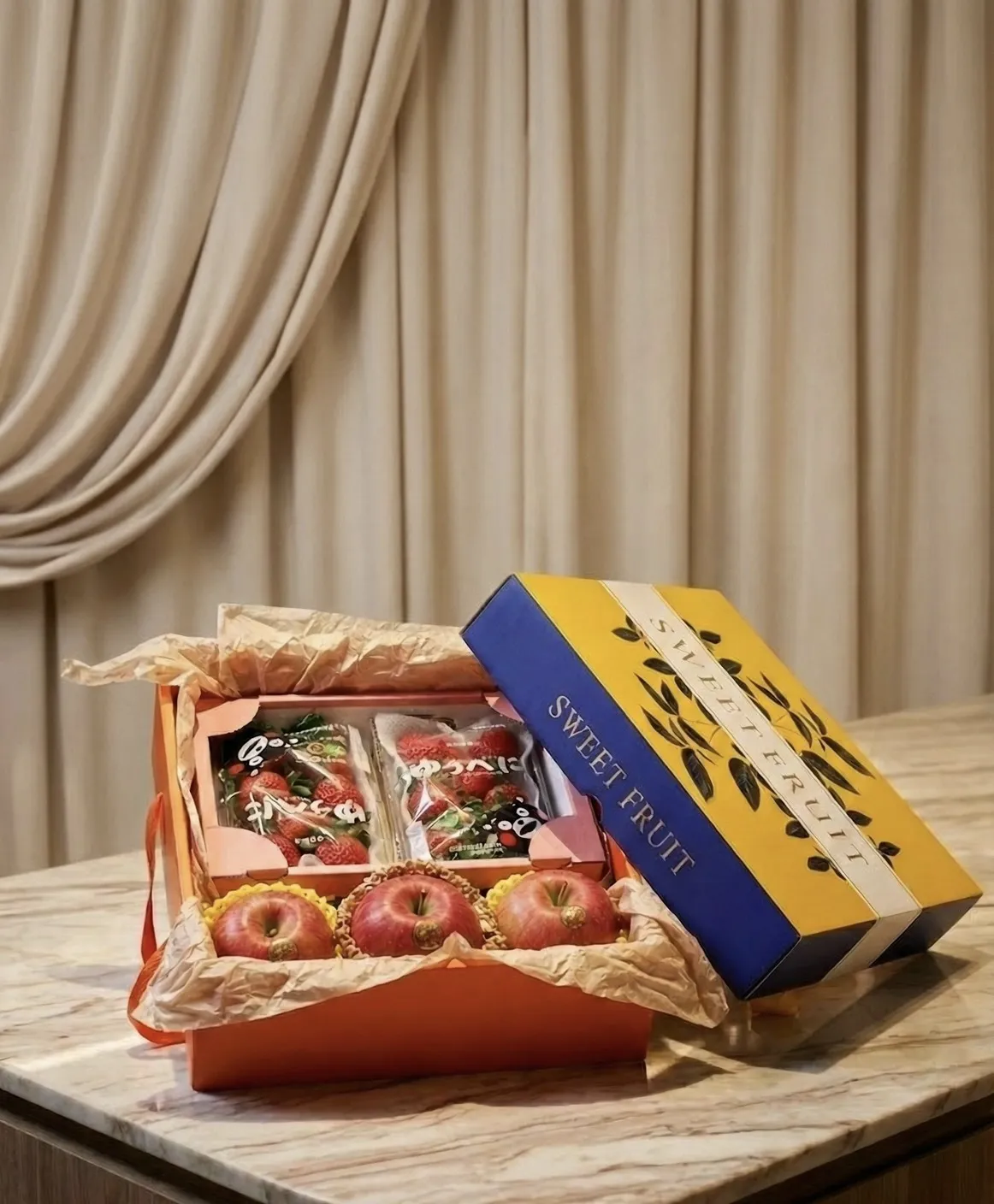  日本熊本草莓・日本紅顏姬青森蘋果・禮盒