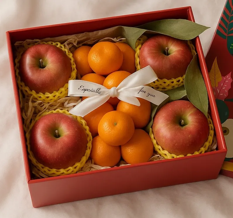 日本福岡山川蜜柑・日本紅顏姬青森蘋果・禮盒