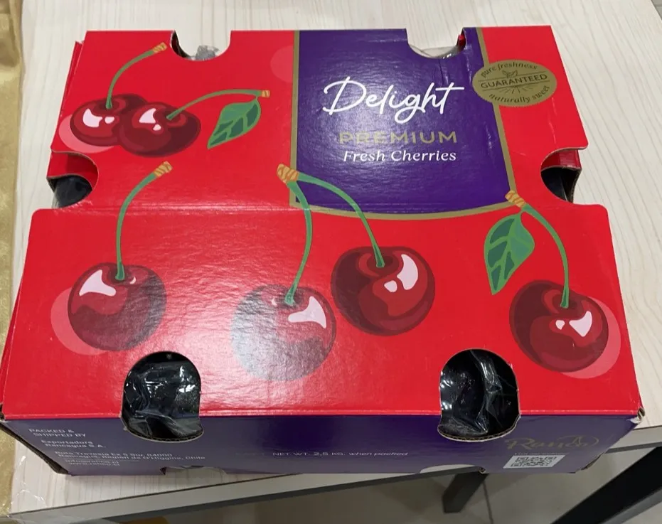 智利「海運 」櫻桃#2JD (2.5Kg )原裝箱 