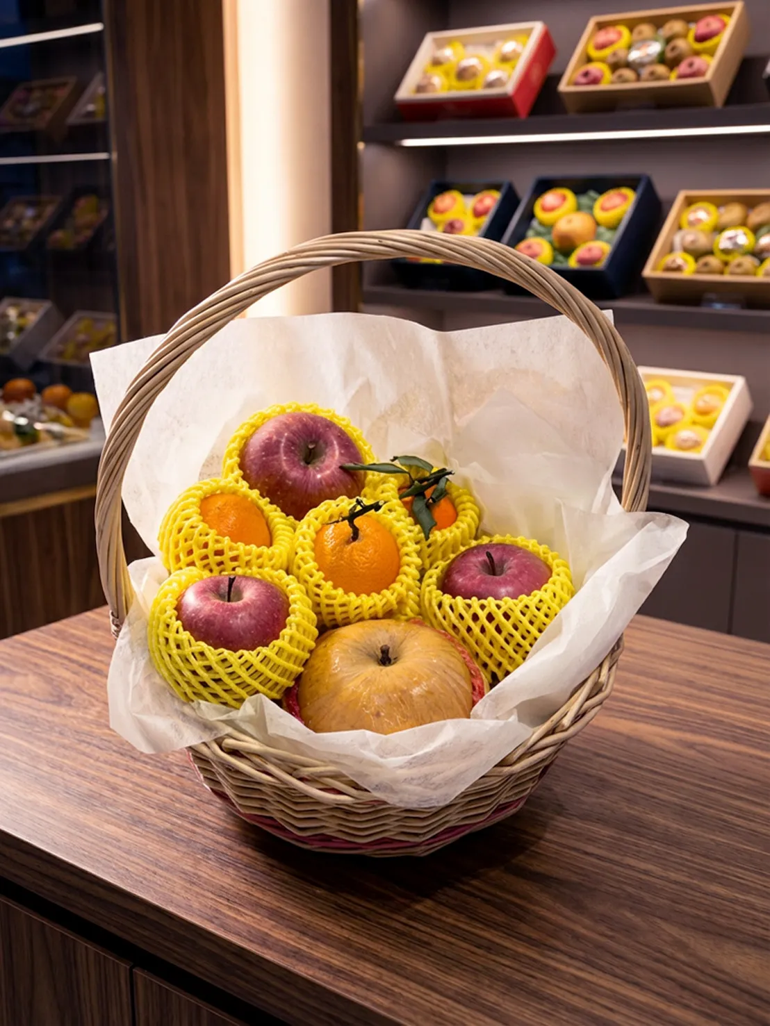 青森蜜蘋果・梨山雪梨・摩天嶺碰柑水果禮籃