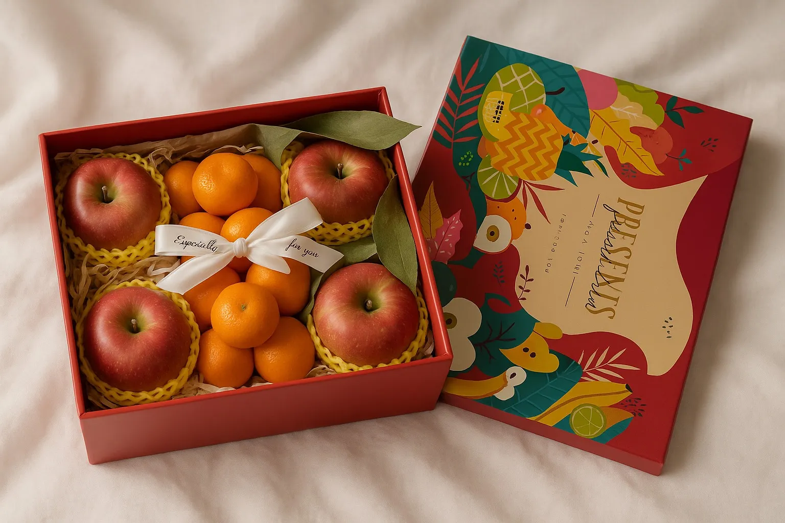 日本福岡山川蜜柑・日本紅顏姬青森蘋果・禮盒