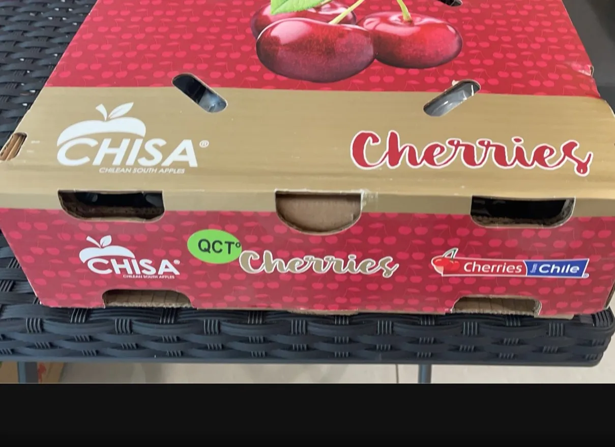 智利空運  Kordia 櫻桃#2JD(2.5Kg )原裝箱 