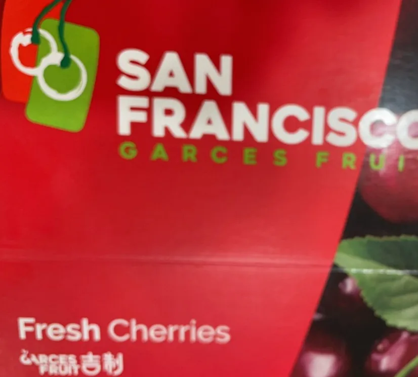 智利紅櫻桃#4JD.外型圓潤飽滿、色澤紅潤亮麗