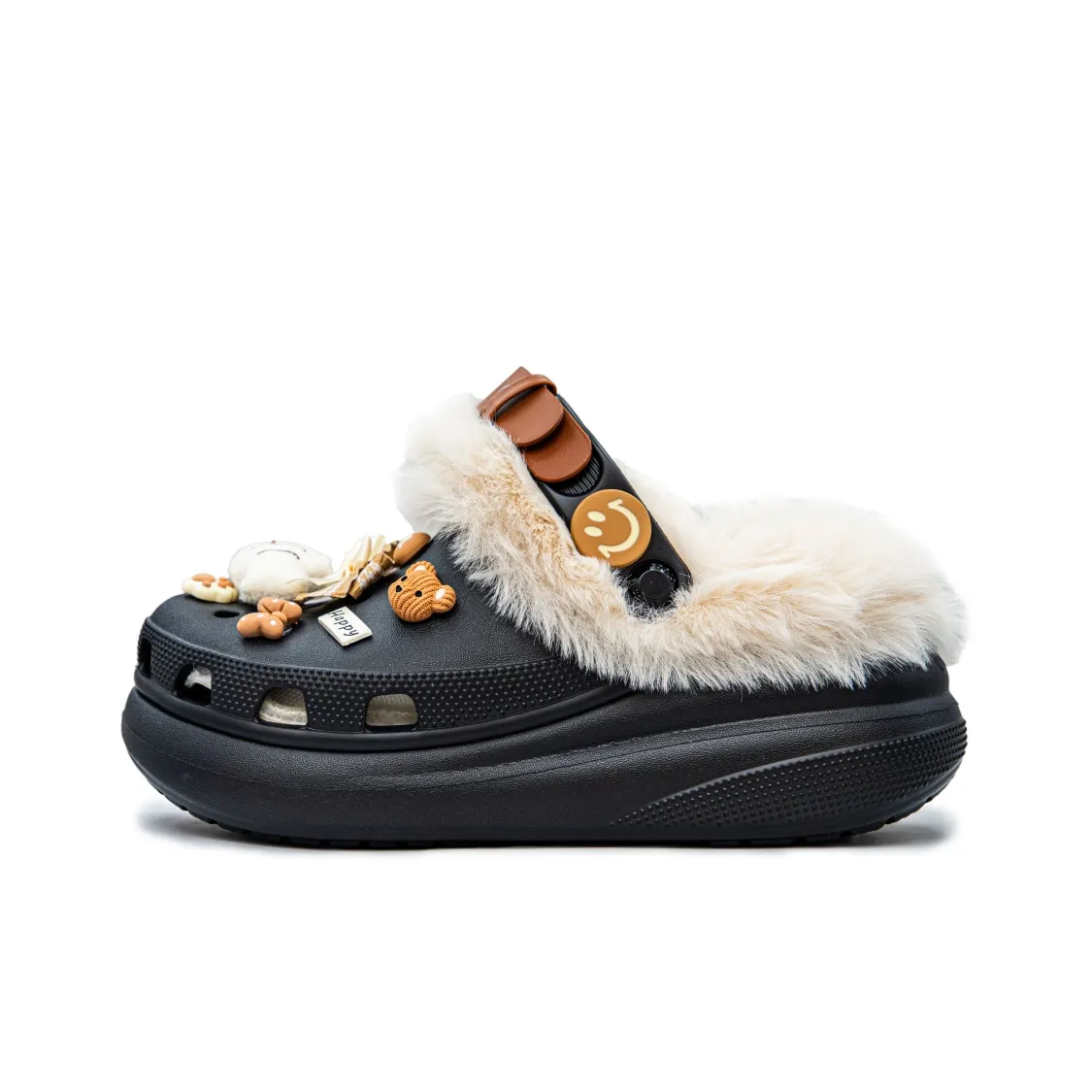 客製球鞋CROCS卡駱馳毛絨少女