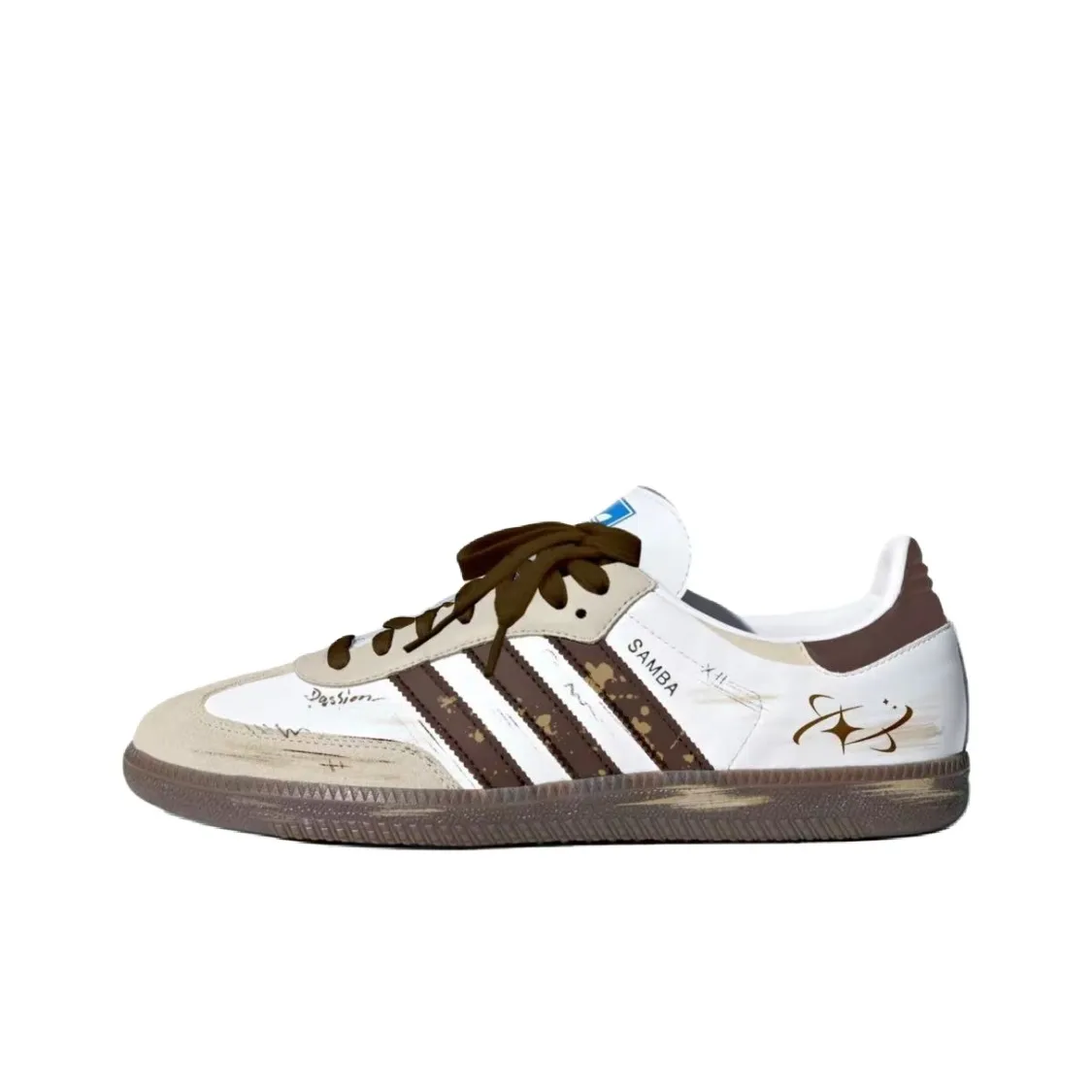 個性化客製球鞋ADIDAS復古奶咖