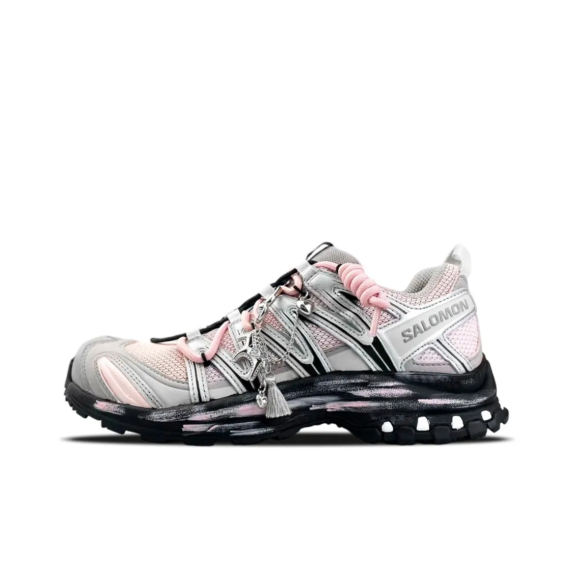 個性化客製球鞋SALOMON粉霧纓絡