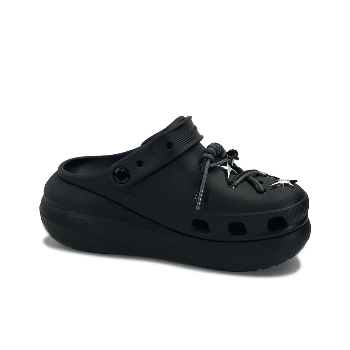 客製球鞋CROCS卡駱馳銀刺蝴蝶