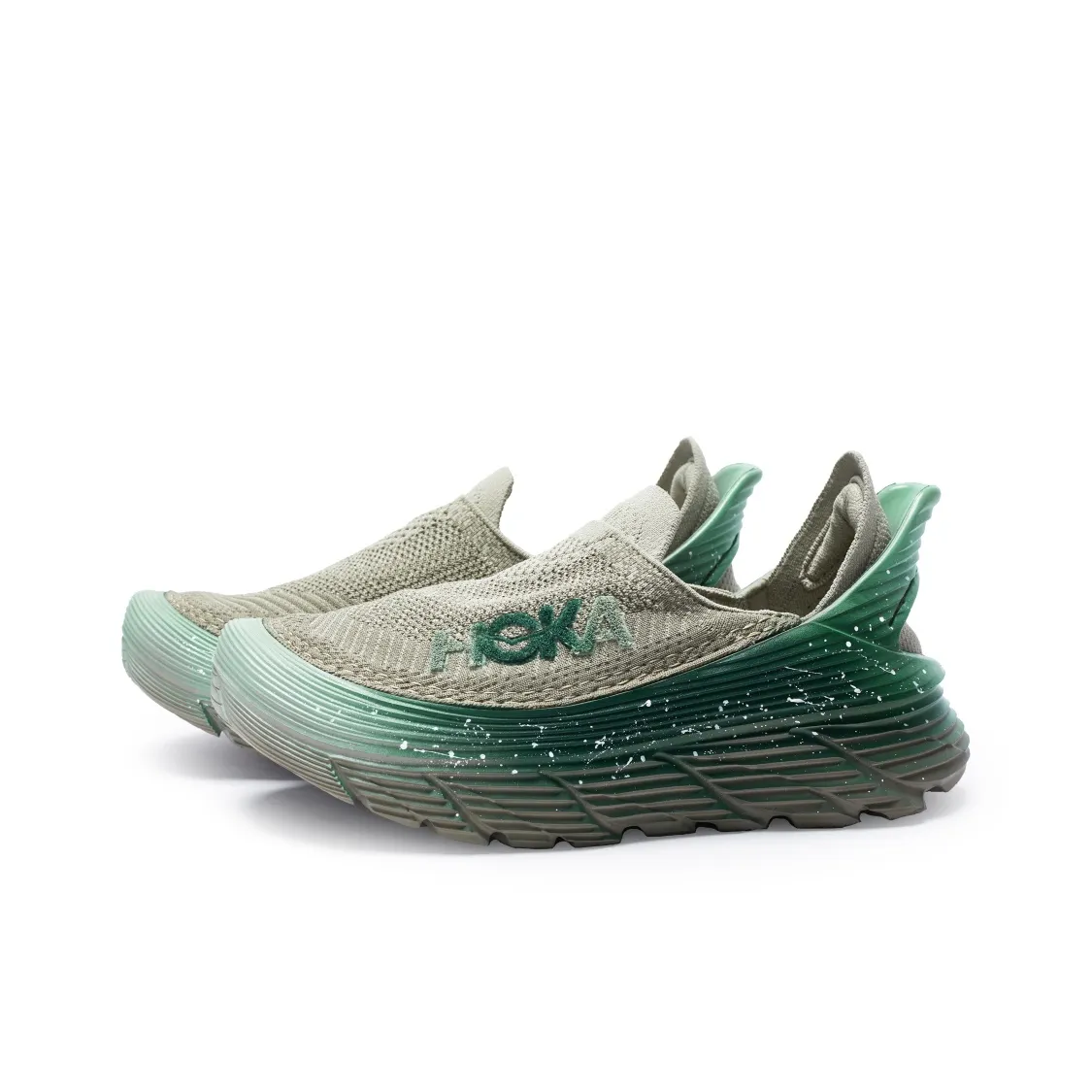 客製球鞋HOKA ONE ONE竹綠墨影