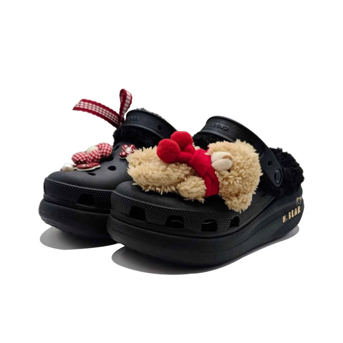 客製球鞋CROCS卡駱馳小熊冬日記