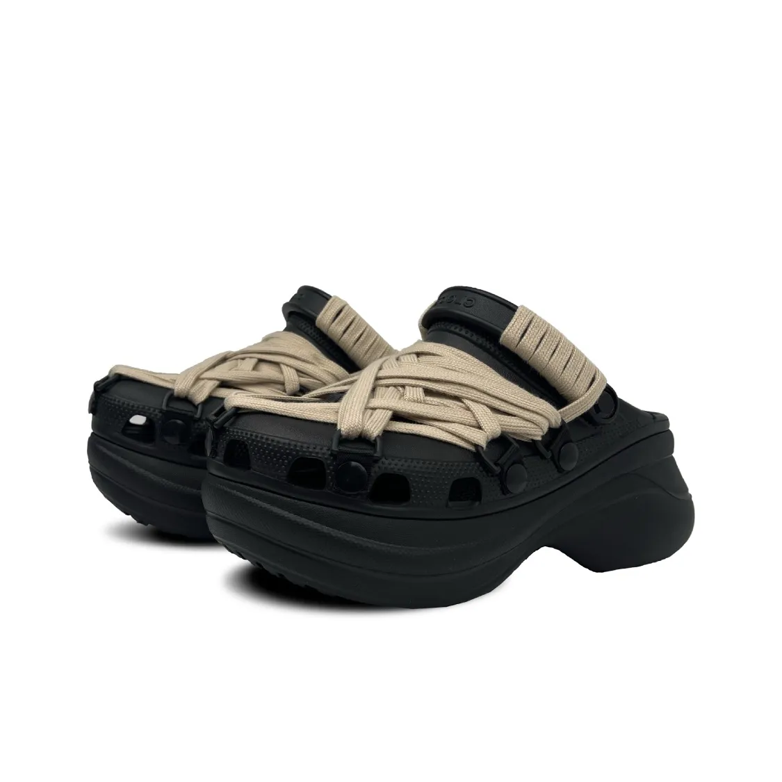 個性化客製球鞋CROCS瘋狂綁帶