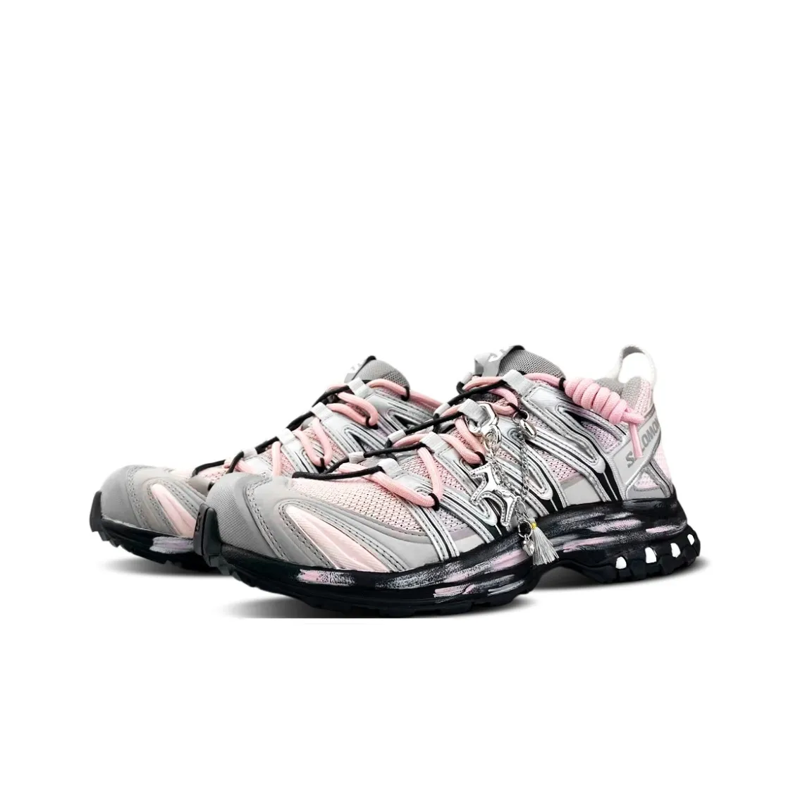 個性化客製球鞋SALOMON粉霧纓絡