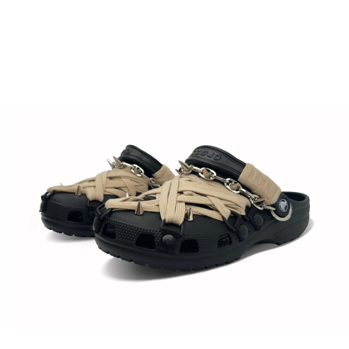 個性化客製球鞋CROCS朋克銳棘
