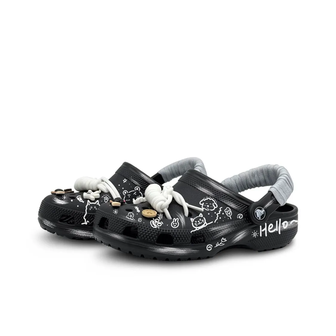 個性化客製球鞋CROCS開心塗鴉