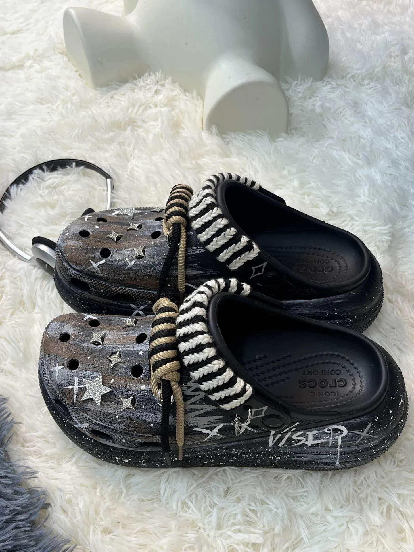 客製球鞋CROCS卡駱馳滿天星