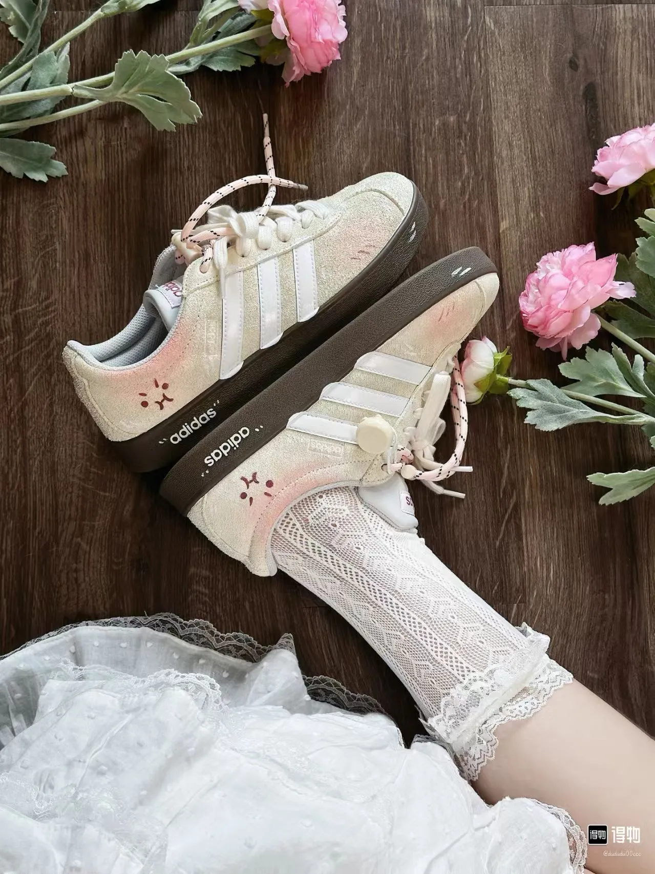 個性化客製球鞋ADIDAS奶黃包