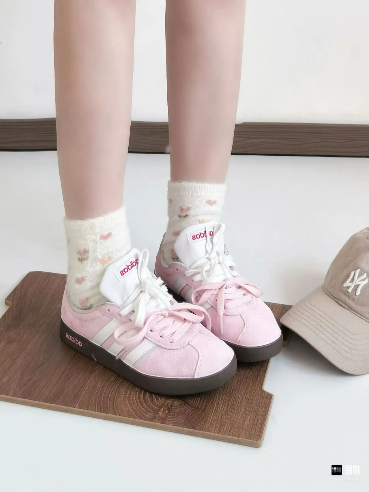 個性化客製球鞋ADIDAS樱粉猫爪