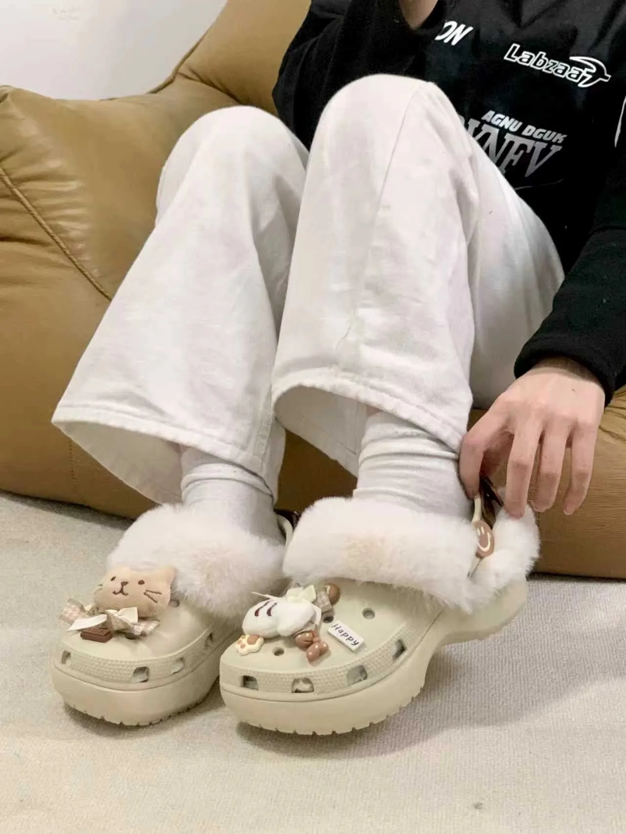 個性化客製球鞋CROCS冬季熱戀