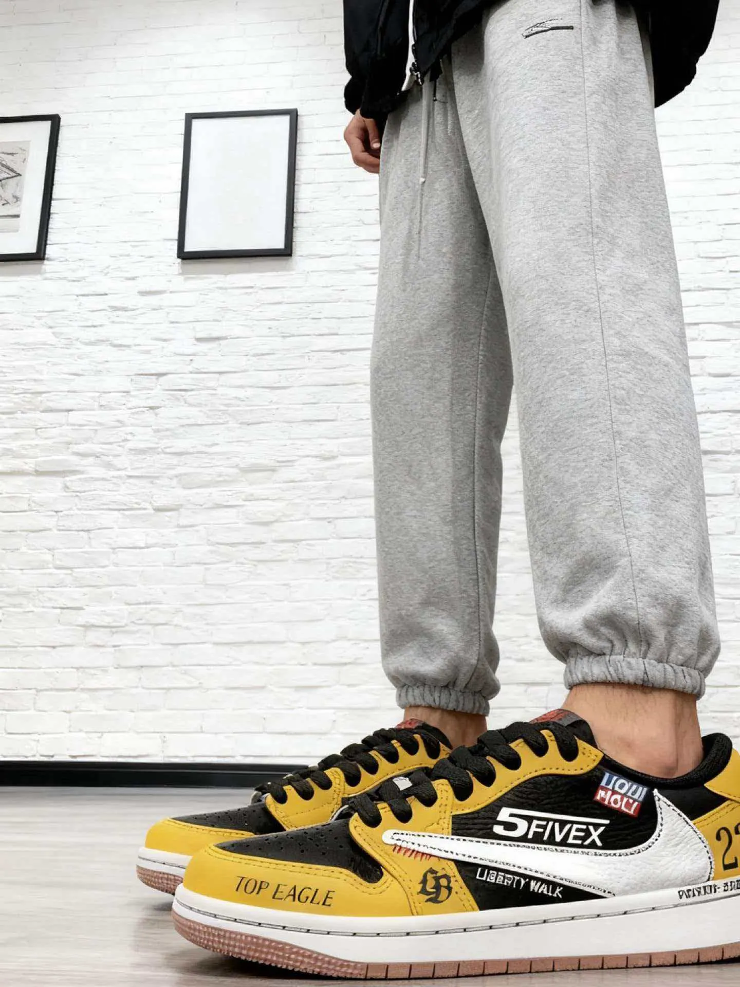 個性化客製球鞋NIKE黃色