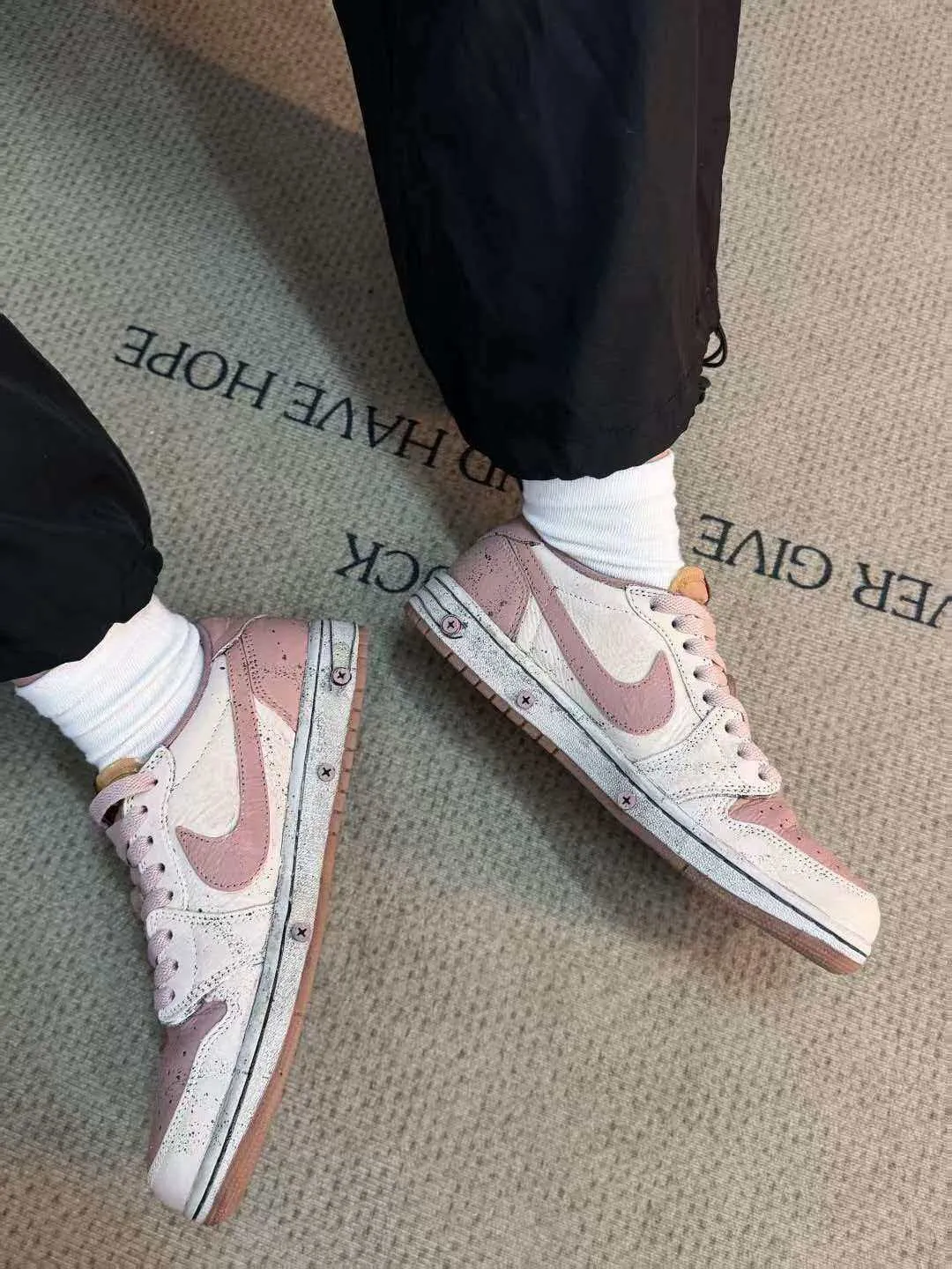 個性化客製球鞋NIKE粉韻時光痕