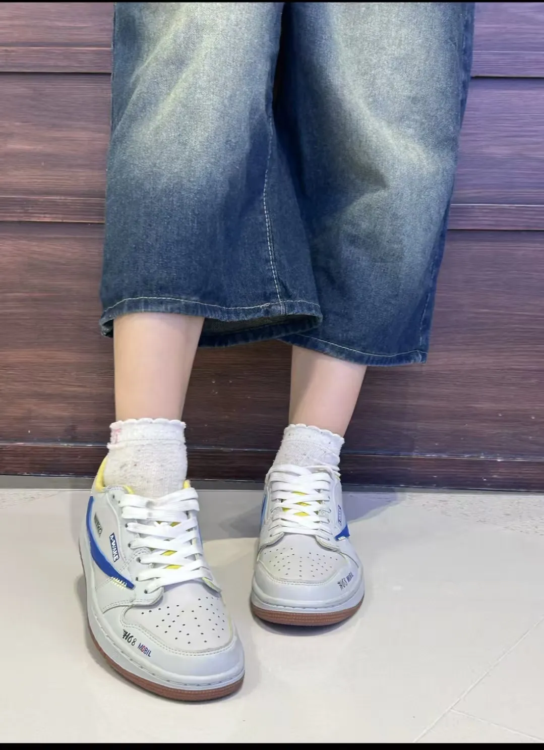 個性化客製球鞋NIKE灰藍倒鉤