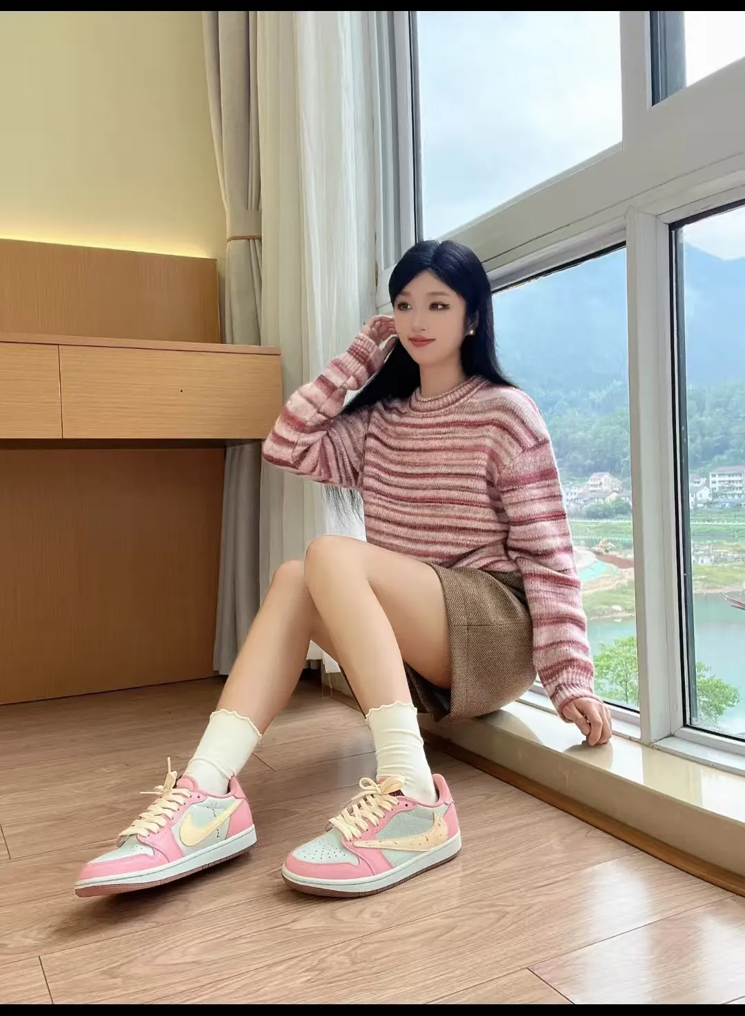 個性化客製球鞋NIKE櫻花粉倒鉤