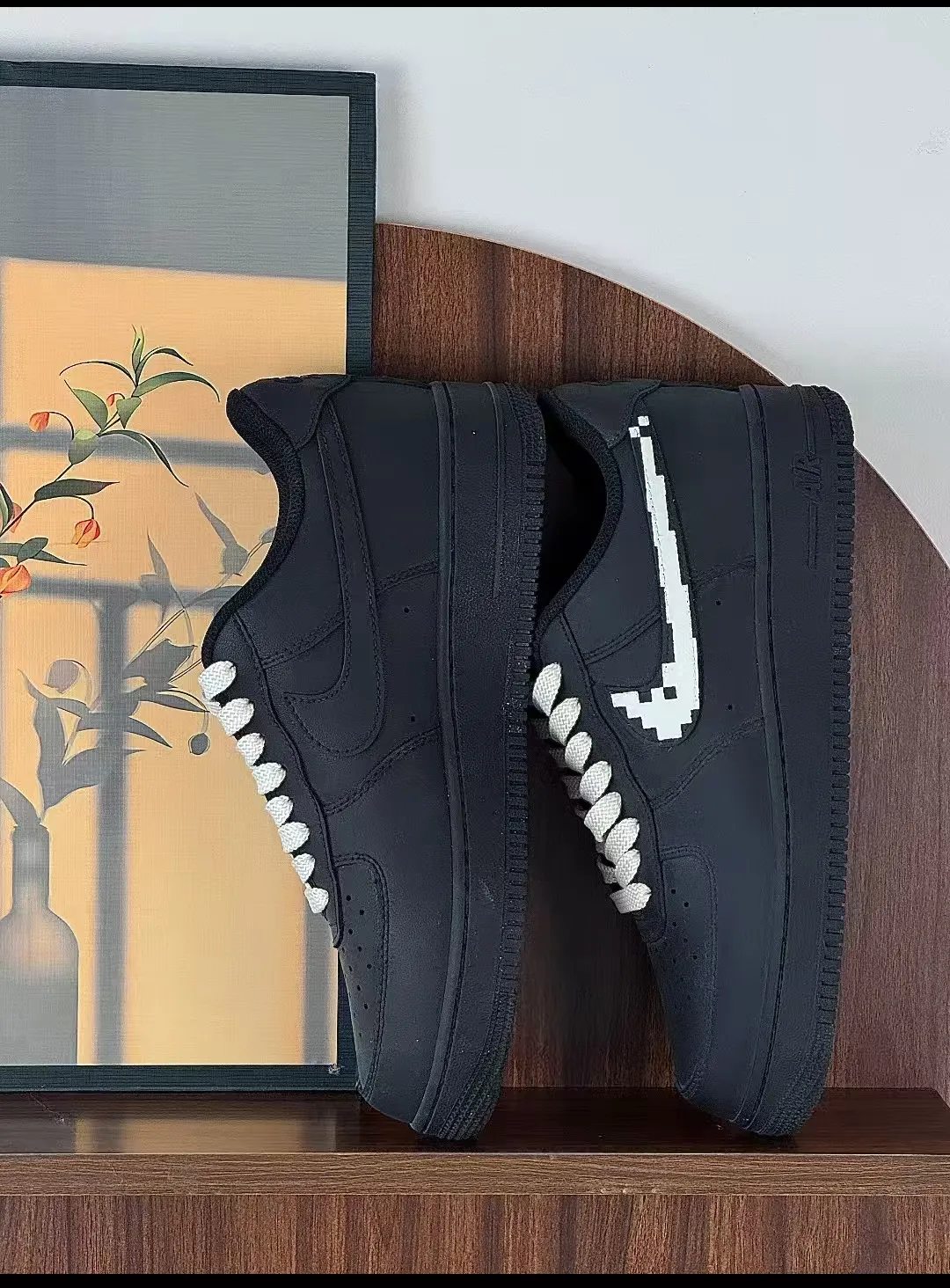 個性化客製球鞋NIKE黑像素