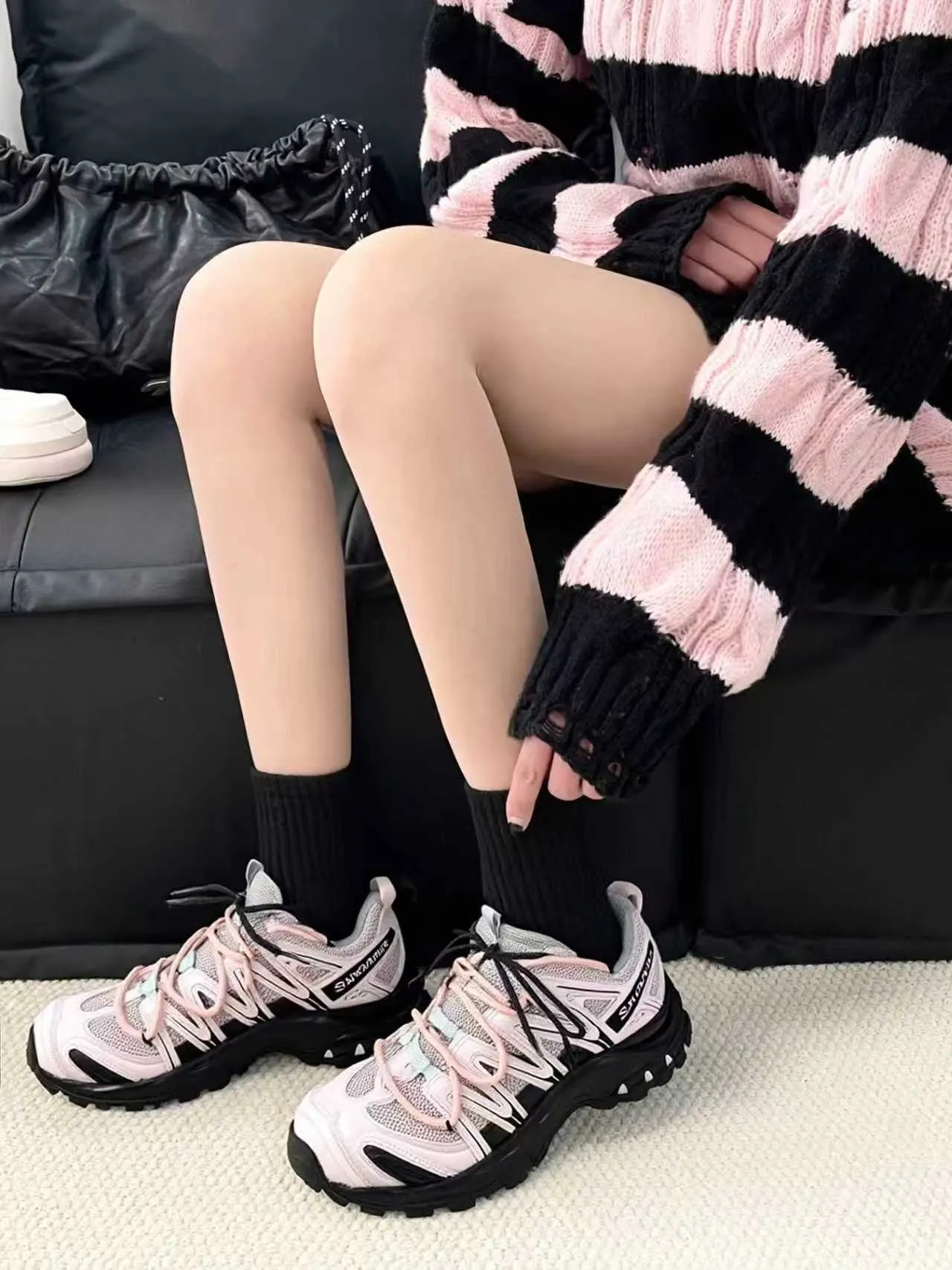 個性化客製球鞋SALOMON草莓白巧