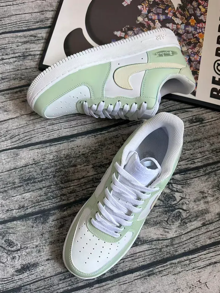 個性化客製球鞋NIKE薄荷奶綠