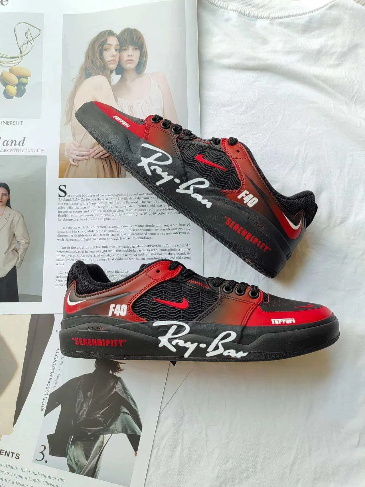 個性化客製球鞋NIKE疾風紅影
