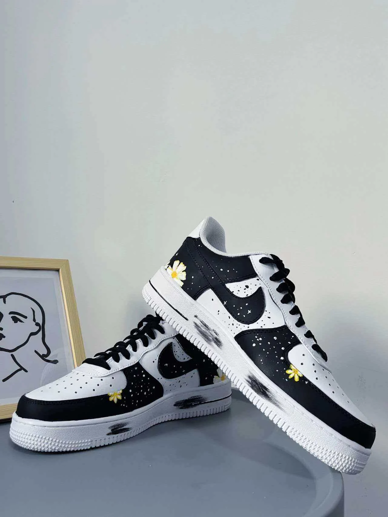 個性化客製球鞋NIKE邂逅雛菊
