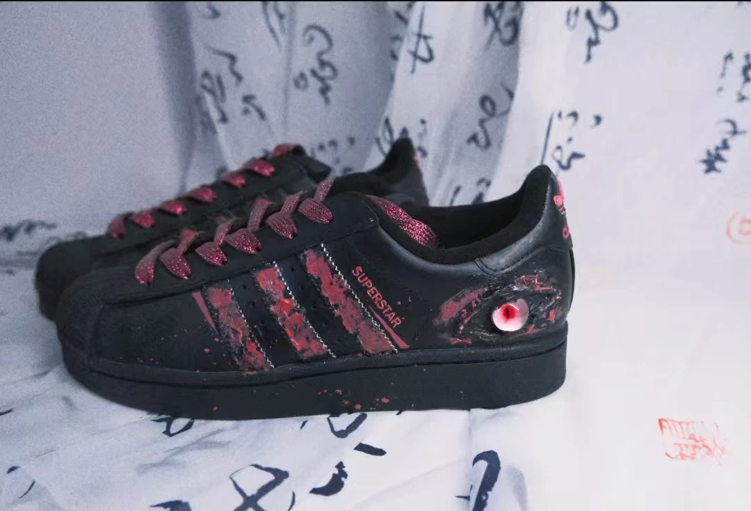 個性化客製球鞋ADIDAS 眼紅