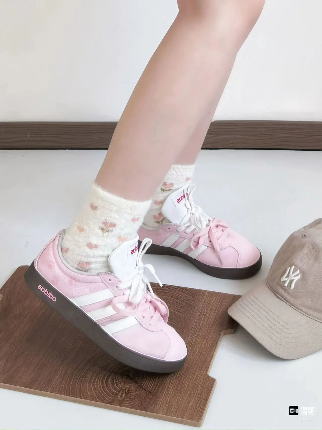 個性化客製球鞋ADIDAS樱粉猫爪