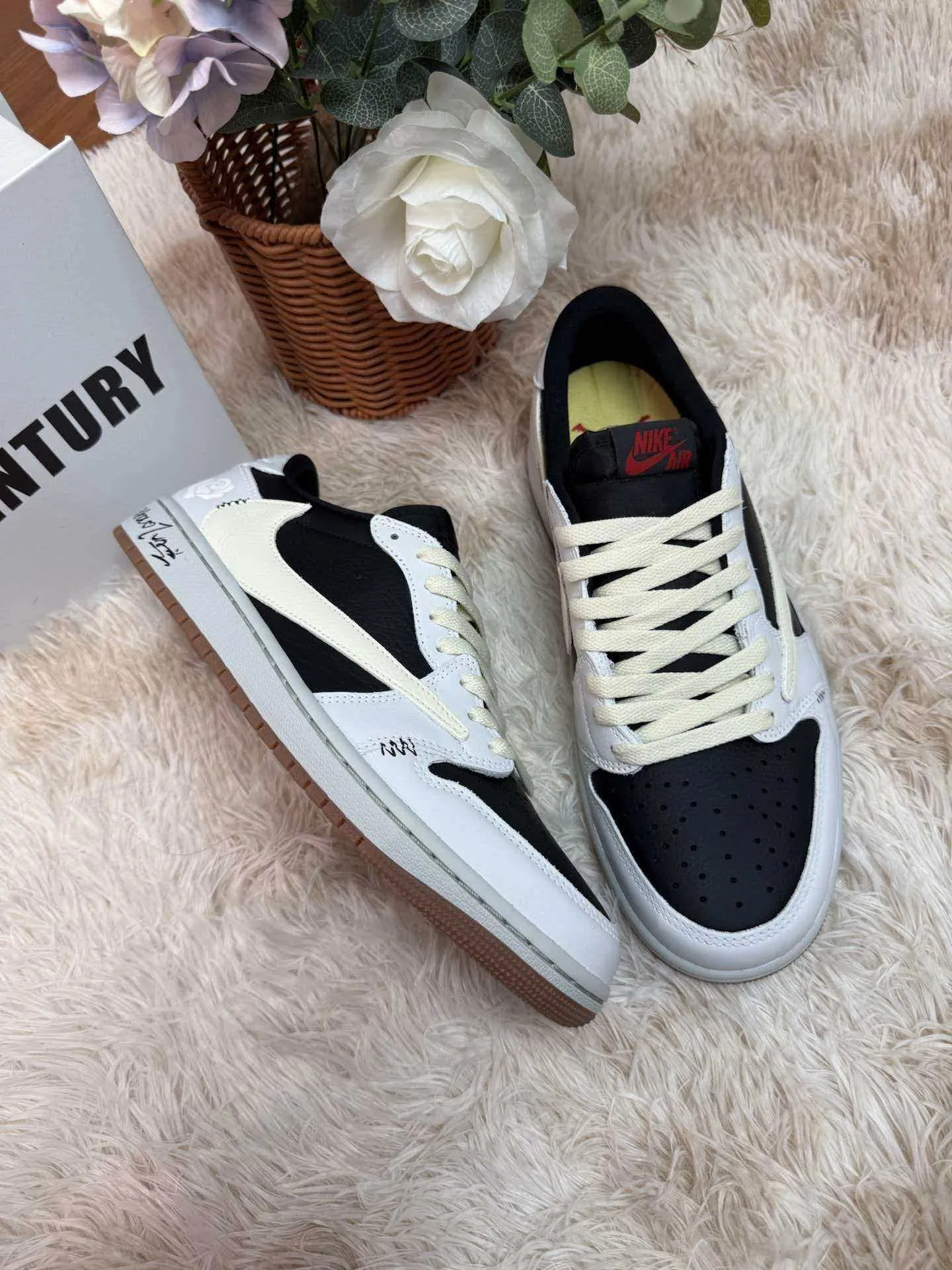 個性化客製球鞋NIKE黑白倒鉤