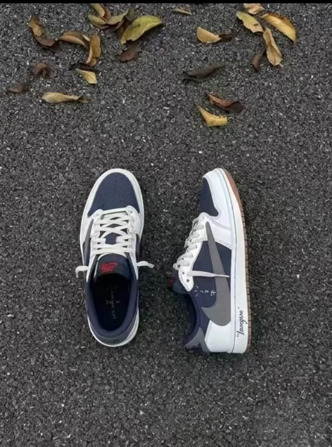 個性化客製球鞋NIKE深邃藍倒鉤