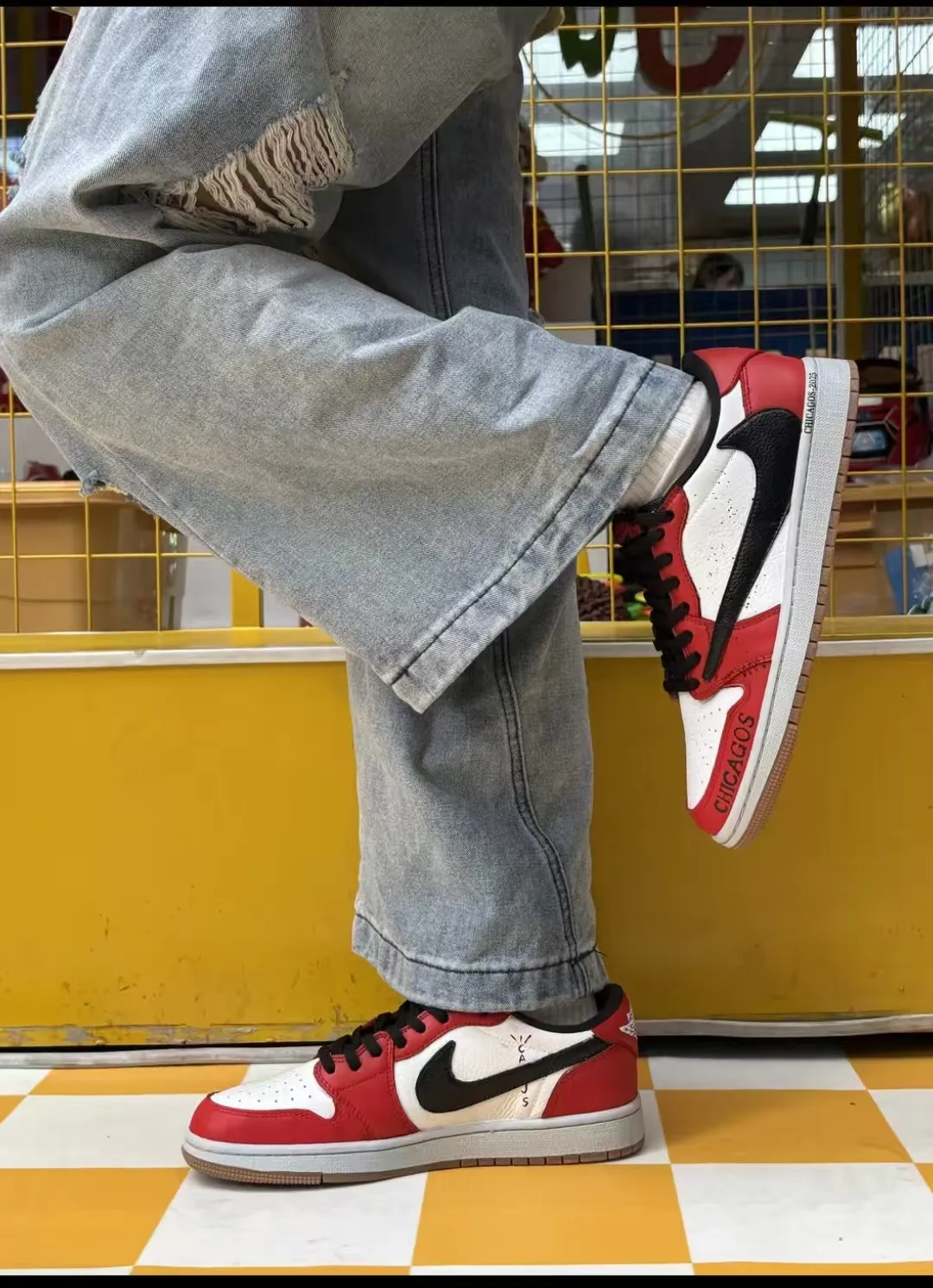 個性化客製球鞋NIKE芝加哥倒鉤
