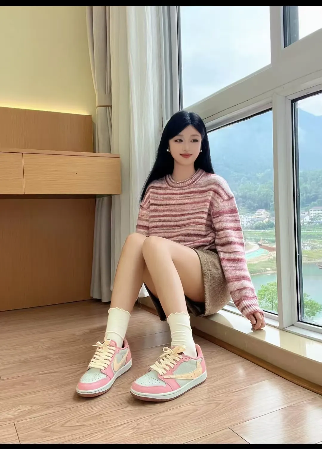個性化客製球鞋NIKE櫻花粉倒鉤