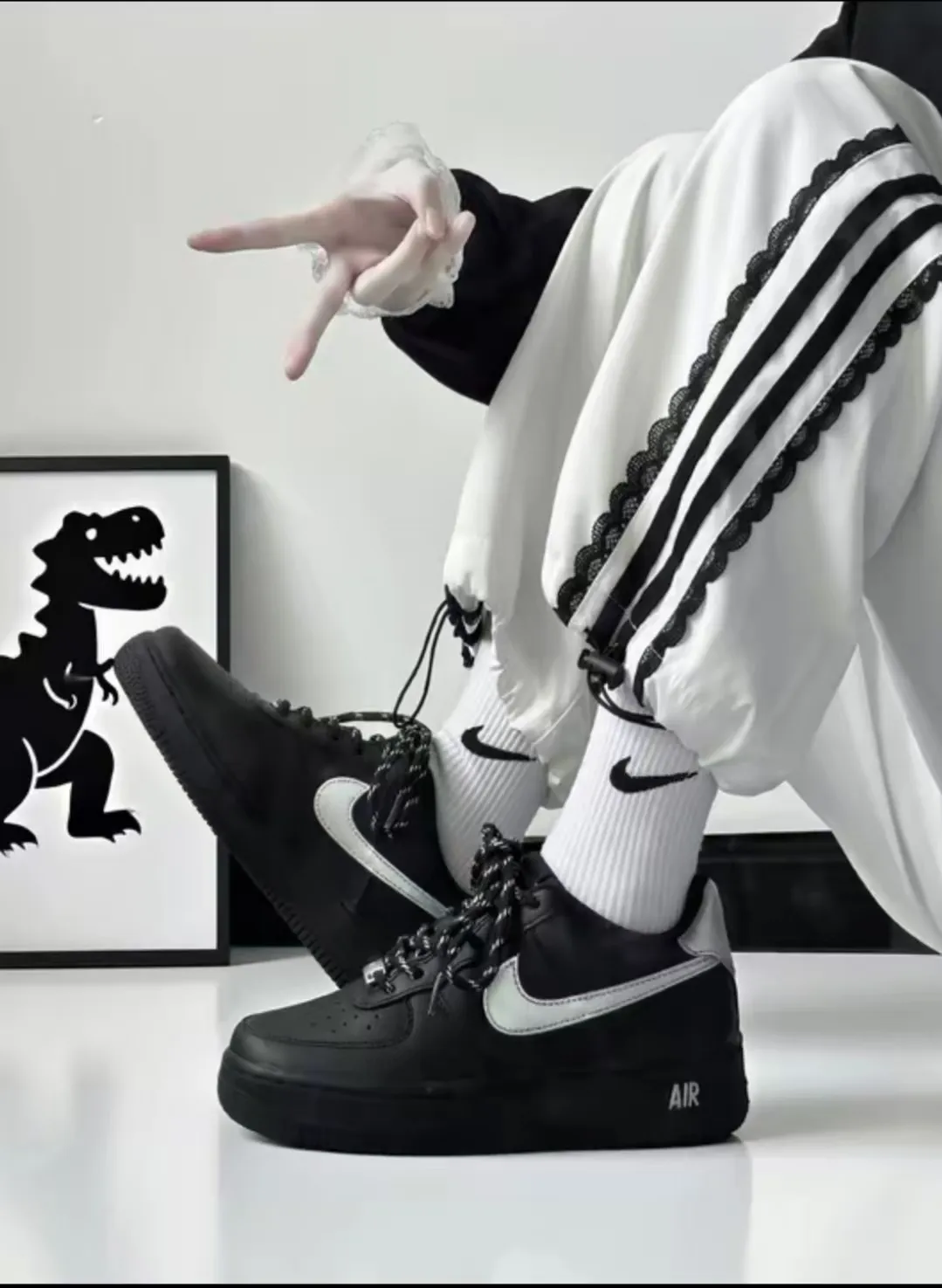 個性化客製球鞋NIKE黑騎士